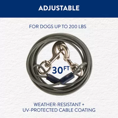 Top Paw® Reflective Dog Tie Out - Image 3