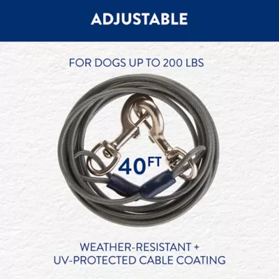 Top Paw® Reflective Dog Tie Out - Image 3