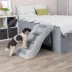 TRIXIE 4-Step Pet Stairs, Lightweight and Collapsible Steps Ideal for Dogs & Cats, Gray image thumbnail 3