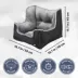 TRIXIE Convertible Deluxe Pet Car Seat, Dog Booster Seat, Travel Pet Bed for Small Dogs & Cats image thumbnail 4