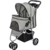 TRIXIE Pet Stroller for Small Dogs & Cats Portable Lightweight Travel Stroller, Gray image thumbnail 1