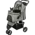 TRIXIE Pet Stroller for Small Dogs & Cats Portable Lightweight Travel Stroller, Gray image thumbnail 6