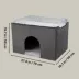 TRIXIE Harvey Velvety Indoor Condo, Foldable Hideaway, for Cats and Small Dogs, Gray image thumbnail 4