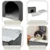 TRIXIE Harvey Velvety Indoor Condo, Foldable Hideaway, for Cats and Small Dogs, Gray image thumbnail 5