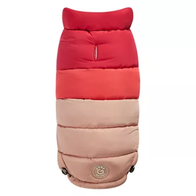 GF PET Elasto-Fit Color Block Puffer - Pink - Image 2
