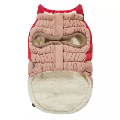 GF PET Elasto-Fit Color Block Puffer - Pink - Image 4