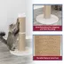 TRIXIE Rue Sisal & Plush 31.5" XXL Cat Scratching Post for Large Cats, Plush Base, Beige image thumbnail 5