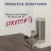 TRIXIE Wall Mount Sisal Scratching Board for Corners, Vertical Cat Scratcher, Gray image thumbnail 2