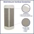 TRIXIE Wall Mount Sisal Scratching Board for Corners, Vertical Cat Scratcher, Gray image thumbnail 5