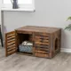Product TRIXIE XL Farmhouse Litter Box Enclosure, Hidden Litter Box Cabinet or End Table