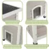 TRIXIE Classic Elevated Weatherproof Cat House, 2 Cover Openings, Indoor-Outdoor Cat Home image thumbnail 3