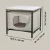 TRIXIE Emmie Indoor Cat Condo, Cat Bed Side Table, Cat Hideaway Cave with Cozy Cushion image thumbnail 4