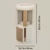 TRIXIE Giorgia Plush & Sisal 32" Cat Condo Tower, Scratching Posts  with Padded Bed, Beige image thumbnail 4