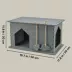 TRIXIE Lene Felt Indoor Cat Condo, Small Cat Hideaway - Cat Toy, Jute Scratching Pads, Gray image thumbnail 3