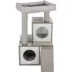 TRIXIE Mali Sisal & Wood 34" Cat Tree with Scratching Posts & Pads, Condos, Ramp, Bed, Gray image thumbnail 1