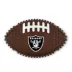 Las Vegas Raiders Hard Nylon Football Dog Chew Toy image thumbnail 1