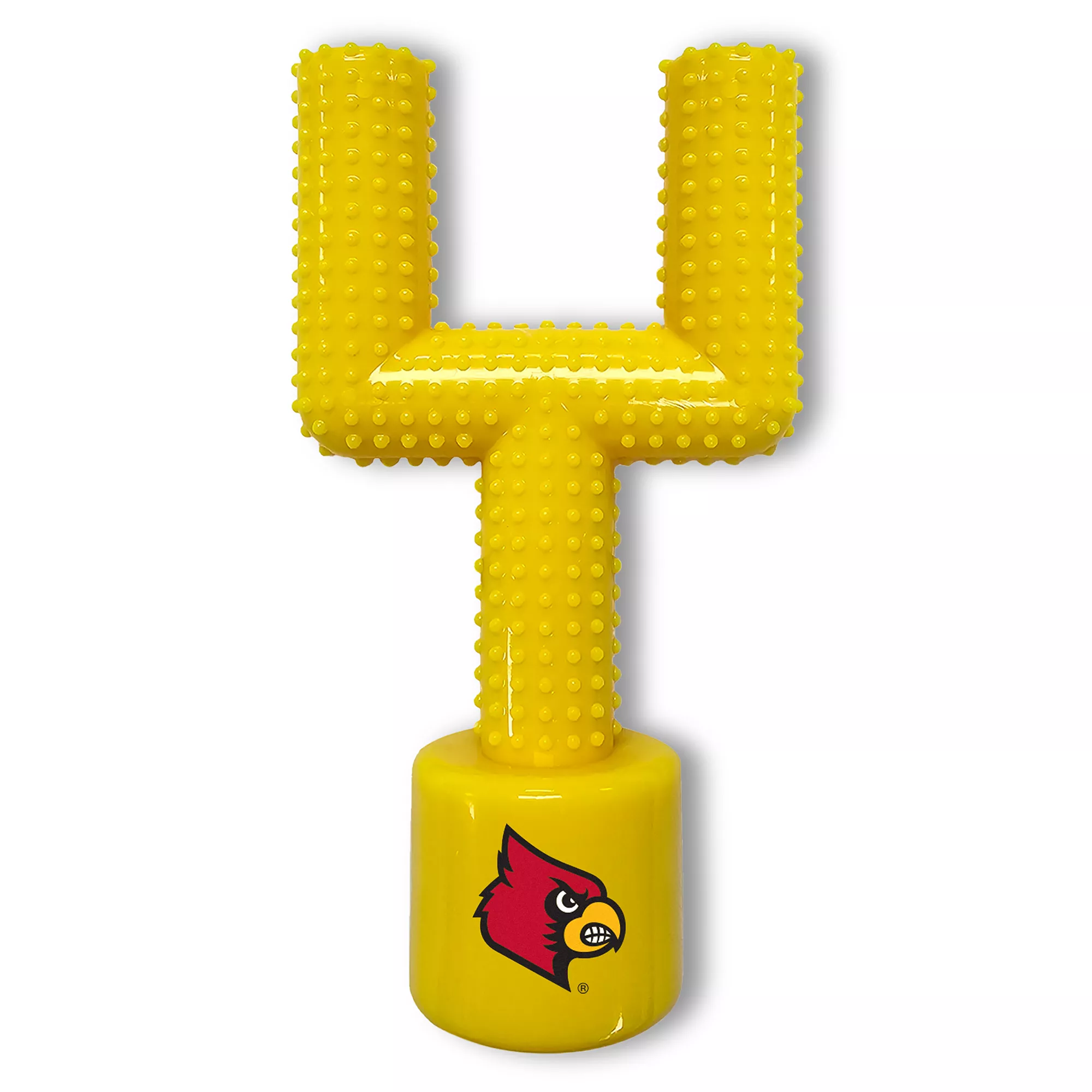 Louisville Hard Nylon Football Goal Post Dog Chew Toy