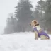GF PET Elasto-Fit Color Block Puffer - Purple image thumbnail 7