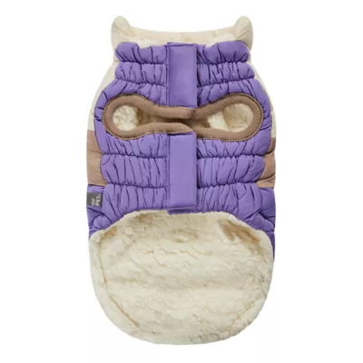 Product GF PET Elasto-Fit Color Block Puffer - Purple