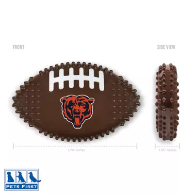 Product Chicago Bears Hard Nylon Football Dog Chew Toy