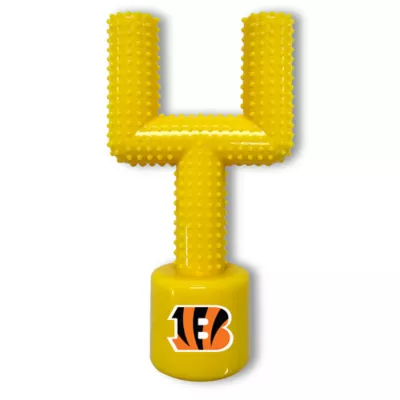 Product Cincinnati Bengals Hard Nylon Football Goal Post Dog Chew Toy