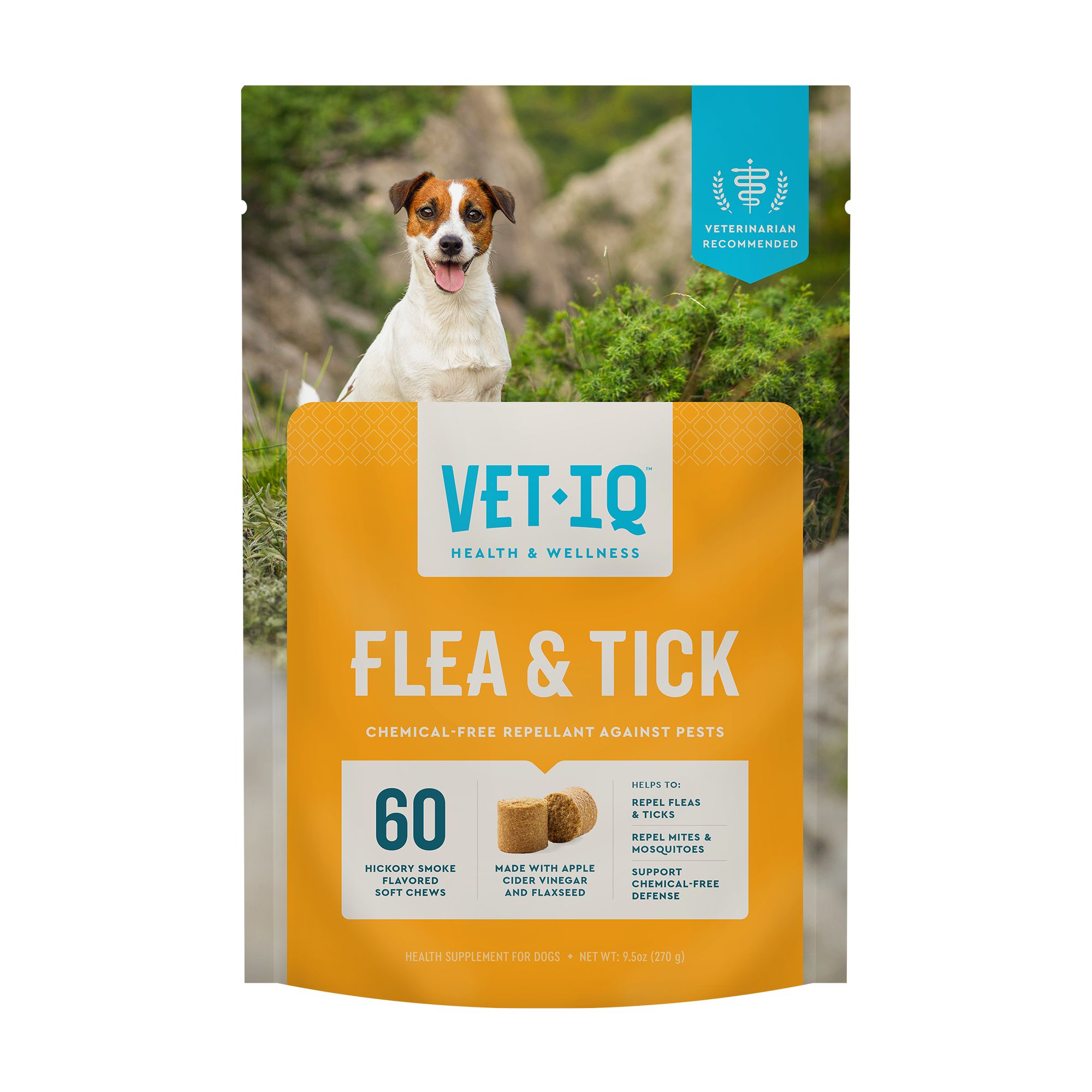 VetIQ Flea & Tick Chews for Dogs, 60 Count
