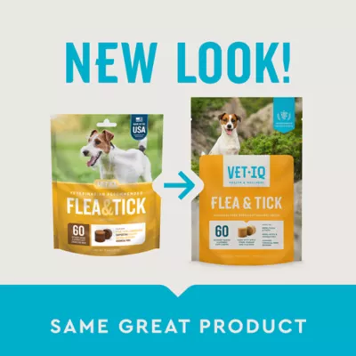 Product VetIQ Flea & Tick Chews for Dogs, 60 Count