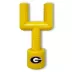 Georgia Hard Nylon Football Goal Post Dog Chew Toy image thumbnail 1