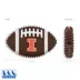 Illinois Hard Nylon Football Dog Chew Toy image thumbnail 2