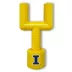 Illinois Hard Nylon Football Goal Post Dog Chew Toy image thumbnail 1