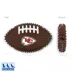Kansas City Chiefs Hard Nylon Football Dog Chew Toy image thumbnail 2