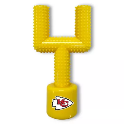 Product Kansas City Chiefs Hard Nylon Football Goal Post Dog Chew Toy