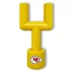 Product Kansas City Chiefs Hard Nylon Football Goal Post Dog Chew Toy