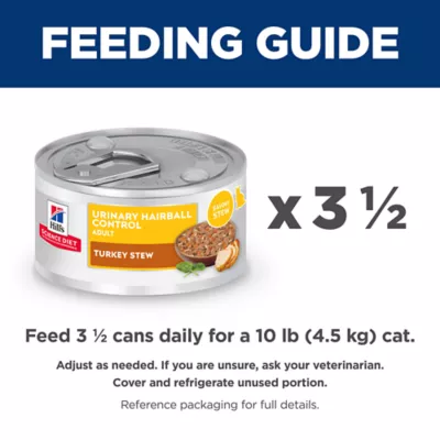 Product Hill's Science Diet Cat - Adult, Wet Food, Urinary Hairball Control, 2.9 OZ