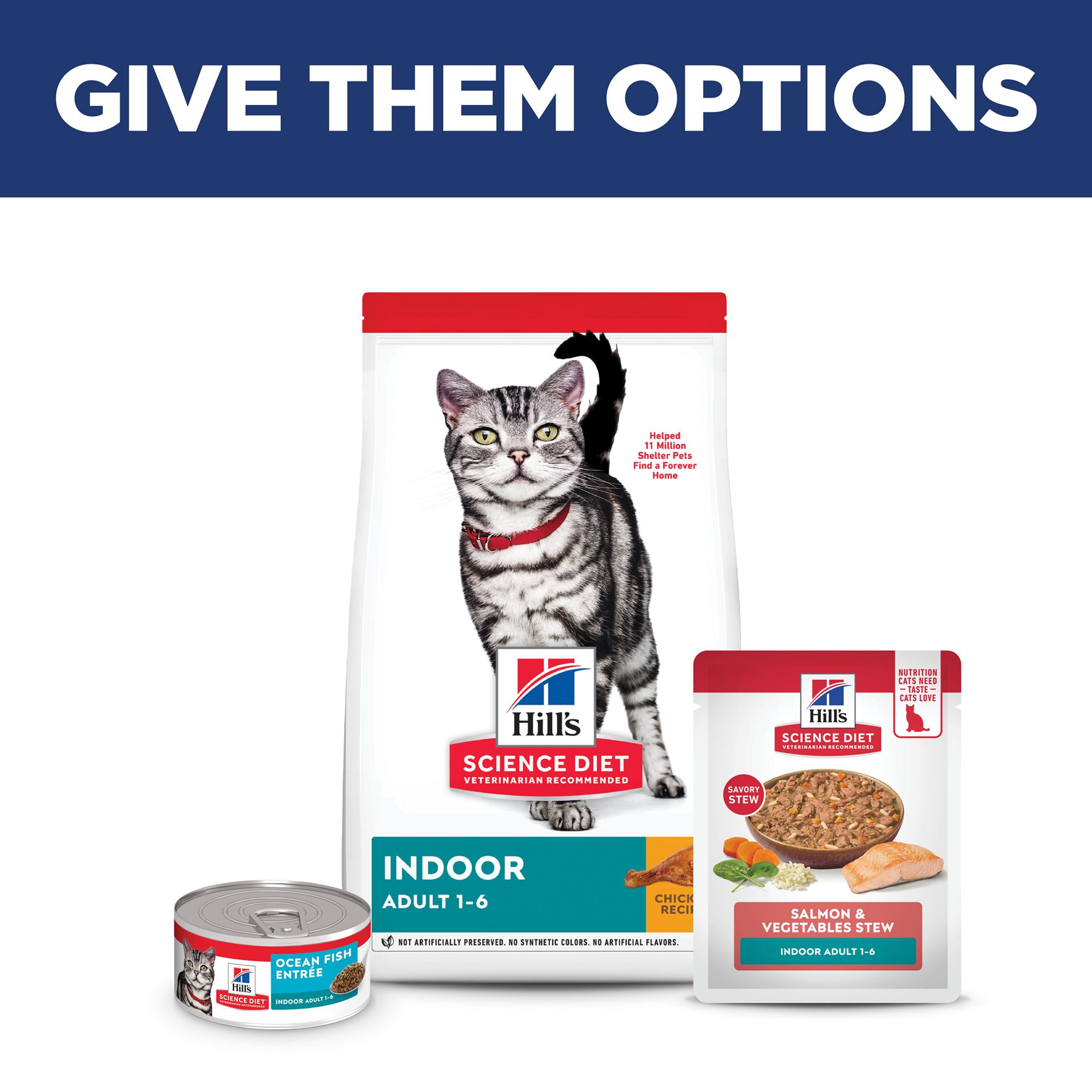 Hill's Science Diet Cat - Indoor, Stew, Pouch, 2.8 OZ - thumbnail 6