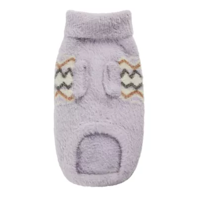 GF PET Fuzzy Sweater Lavender - Image 2