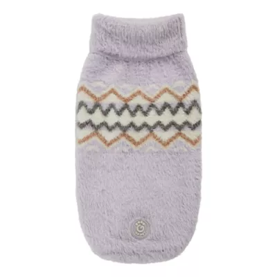 GF PET Fuzzy Sweater Lavender - Image 2