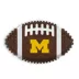 Michigan Hard Nylon Football Dog Chew Toy image thumbnail 1