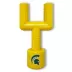 Michigan State Hard Nylon Football Goal Post Dog Chew Toy image thumbnail 1