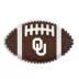 Oklahoma Hard Nylon Football Dog Chew Toy image thumbnail 1