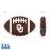 Oklahoma Hard Nylon Football Dog Chew Toy image thumbnail 2