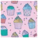 Product Hotel Doggy Birthday Theme Cupcake Dog Bandana - Pink
