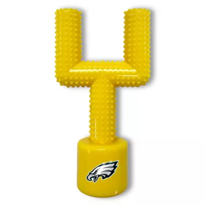 Product Philadelphia Eagles Hard Nylon Football Goal Post Dog Chew Toy