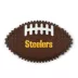 Pittsburgh Steelers Hard Nylon Football Dog Chew Toy image thumbnail 1