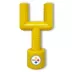 Pittsburgh Steelers Hard Nylon Football Goal Post Dog Chew Toy image thumbnail 1