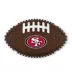 San Francisco 49ers Hard Nylon Football Dog Chew Toy image thumbnail 1