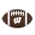 Wisconsin Hard Nylon Football Dog Chew Toy image thumbnail 1