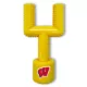 Product Wisconsin Hard Nylon Football Goal Post Dog Chew Toy