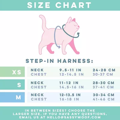 Product Sassy Meow Stitch Cat Harness
