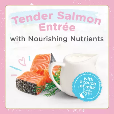 Product Fancy Feast Wet Kitten Food Petites Kitten - Salmon Entrée Pâté, 79.4 g